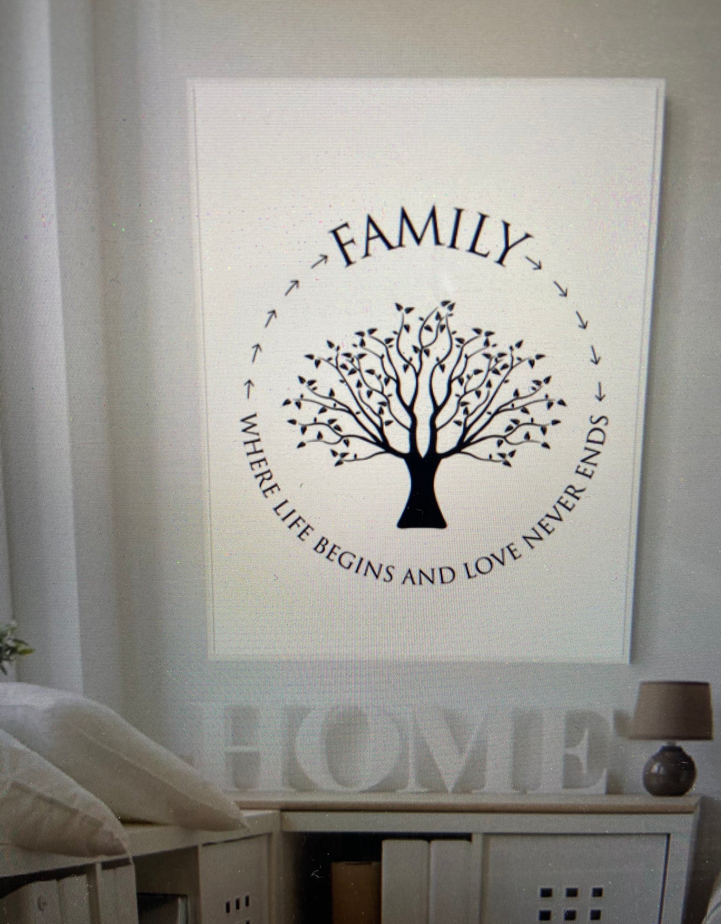 Family Tree (Where life begins and love never ends) Art Work