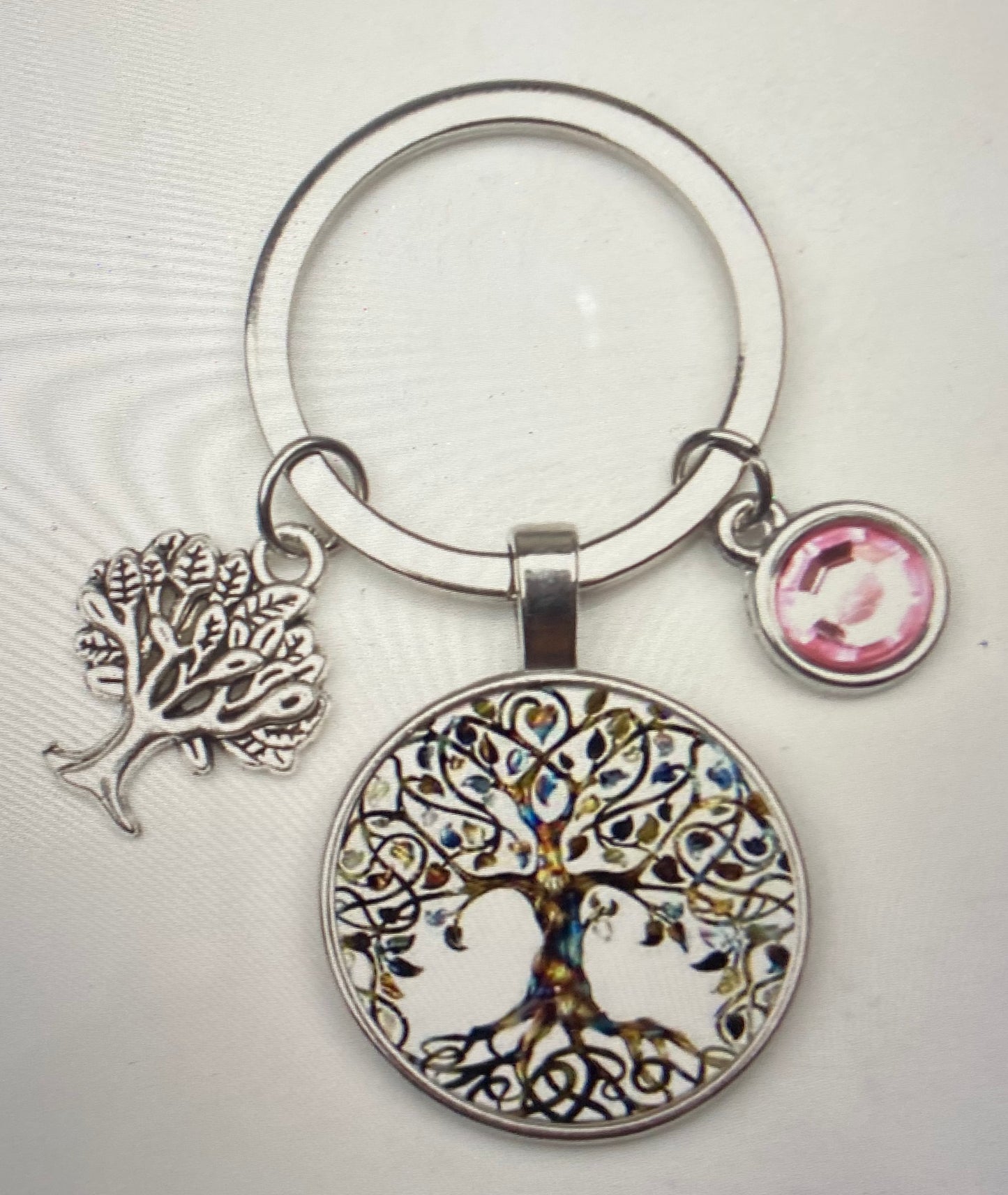 Tree Of Life Keychain (Pink)