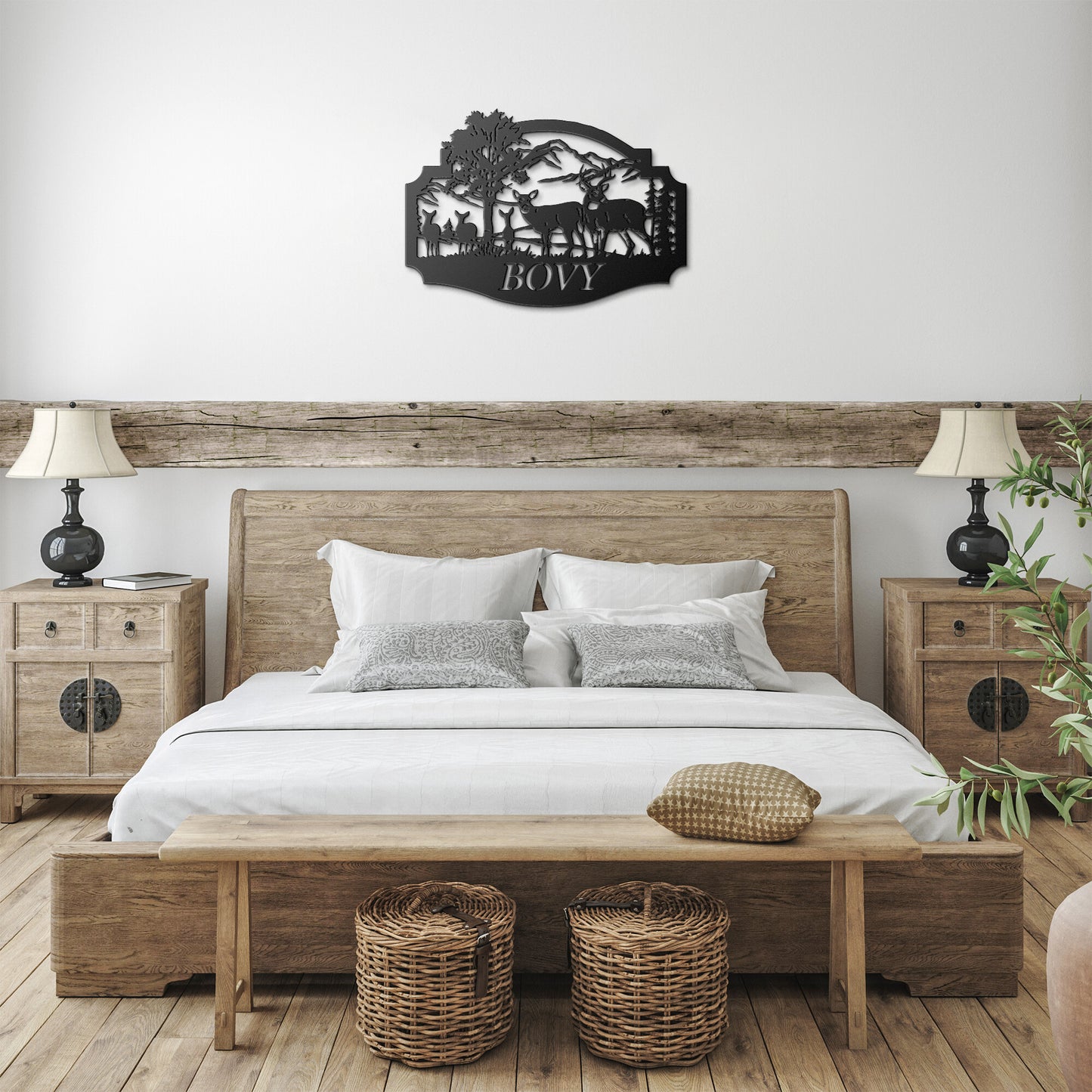 Deer metal signs