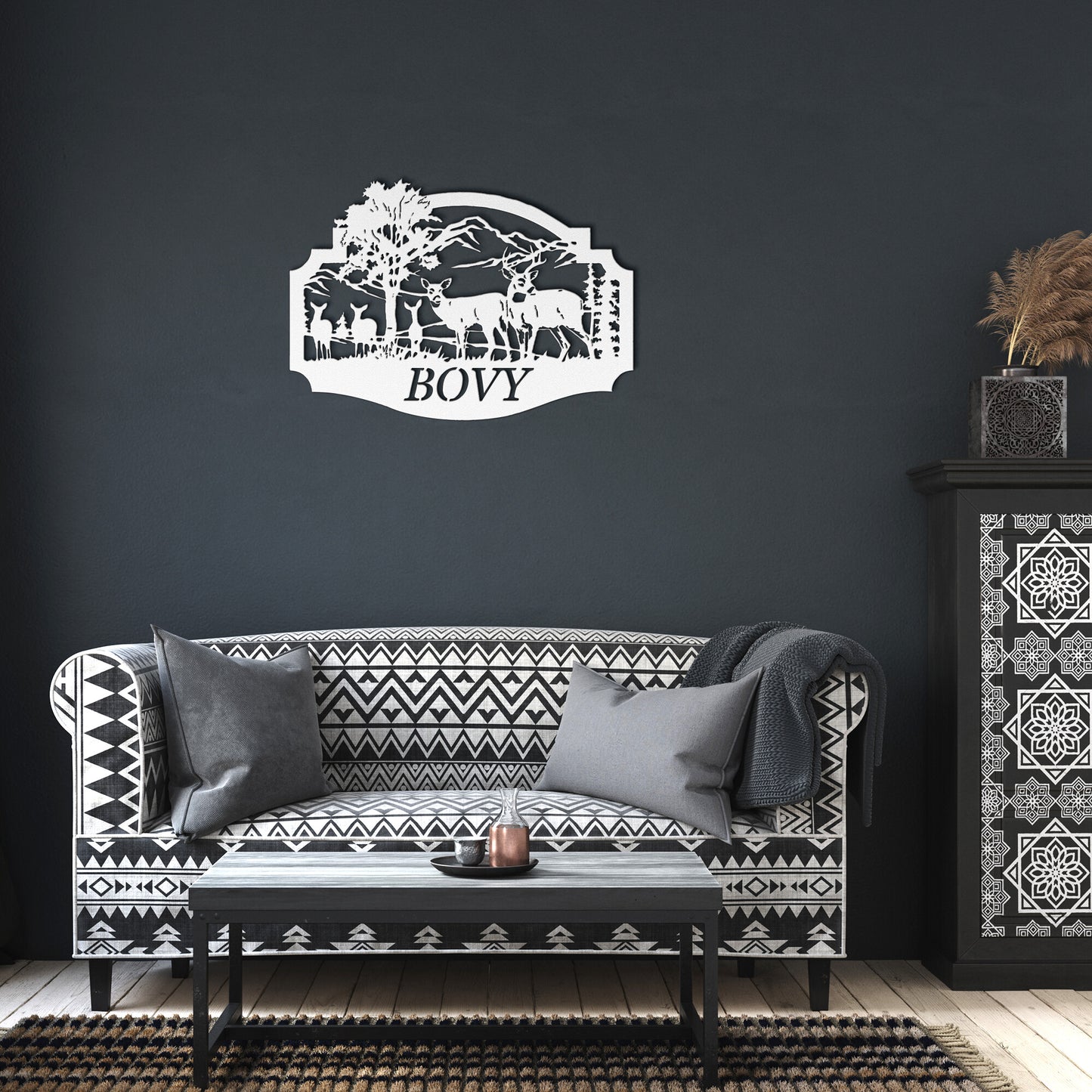 Deer metal signs