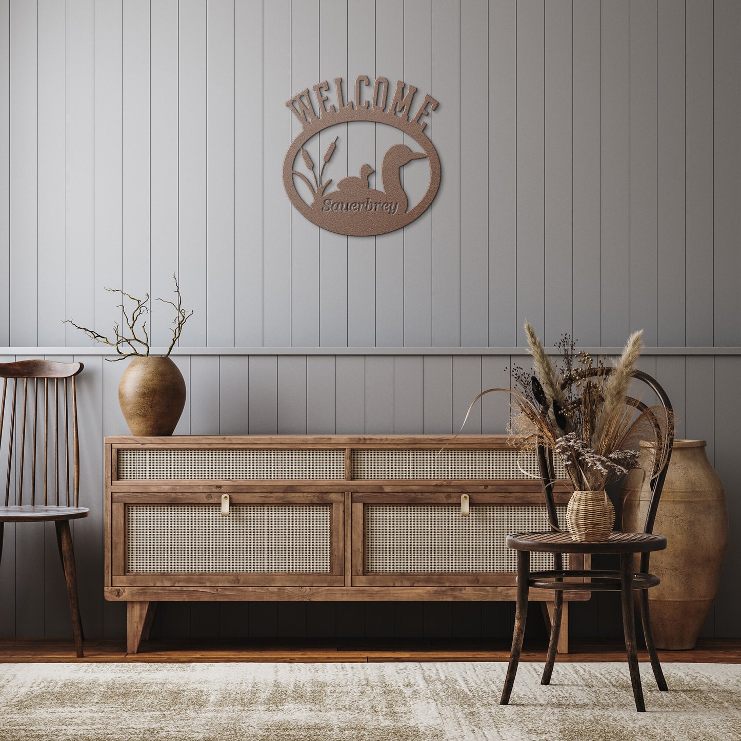 Duck Metal Sign