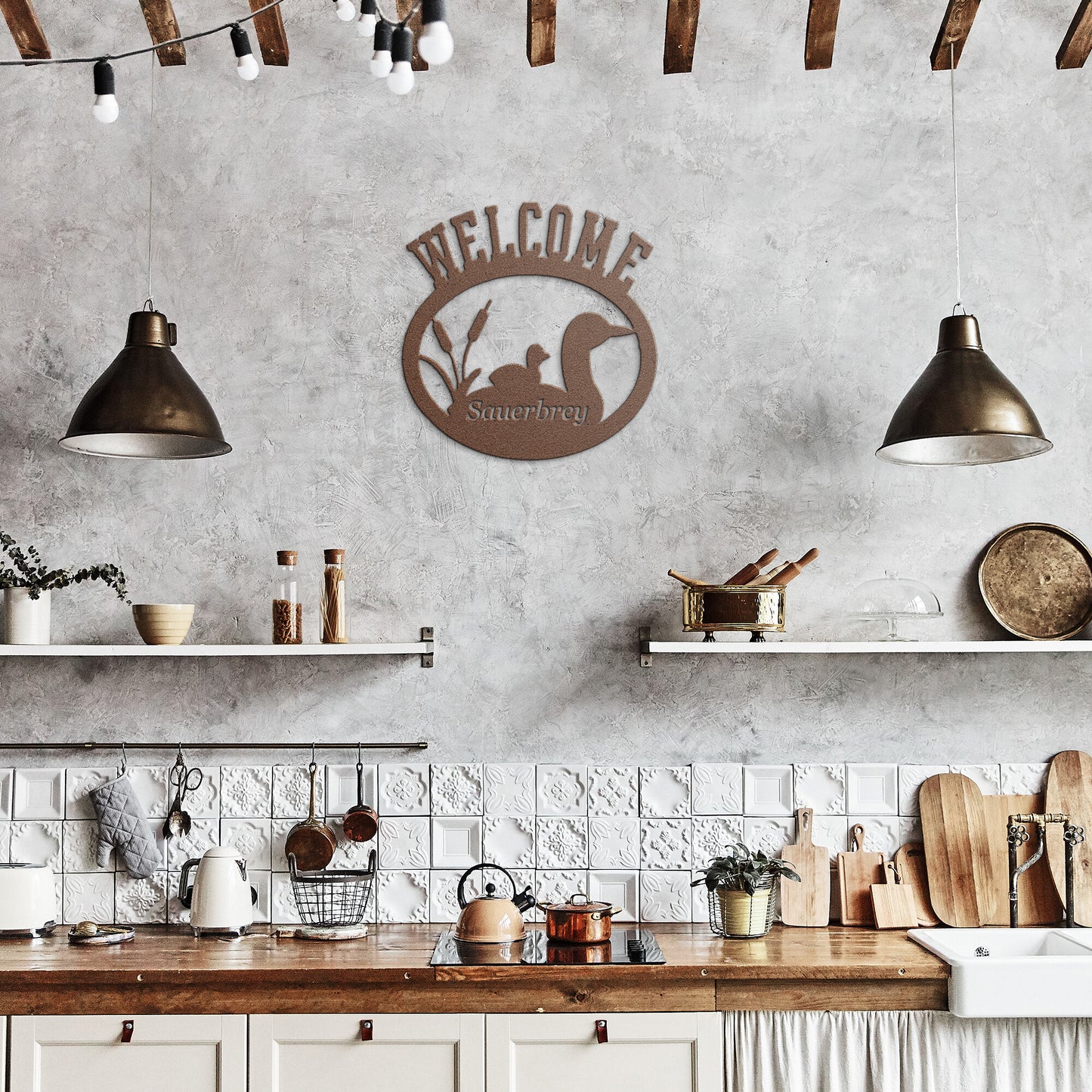 Duck Metal Sign