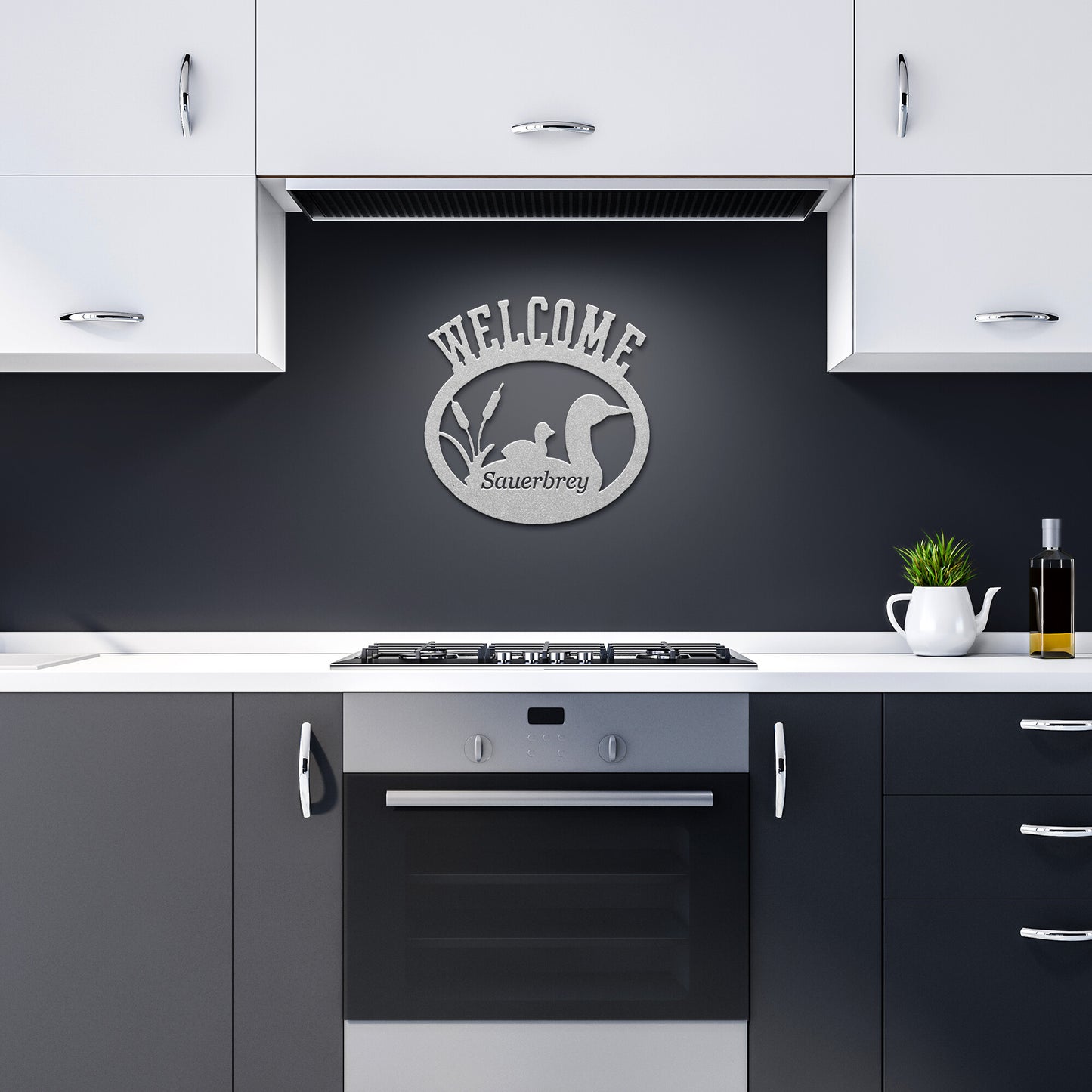 Duck Metal Sign