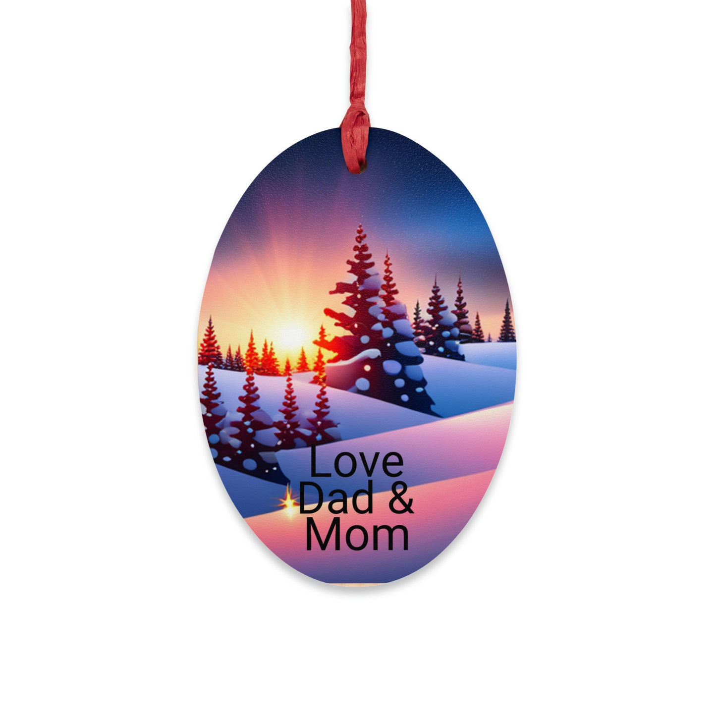 Heather Wooden Ornaments